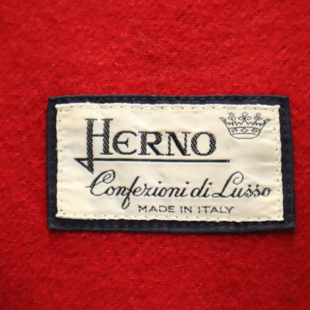 Herno ヘルノ イタリア製 オールド コーデュロイコート 42 ネイビー レディース