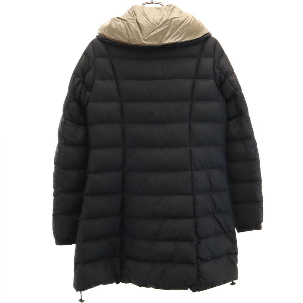 DUVETICA デュベティカ ブルガリア製 ダブルブレスト ダウンコート 42 チャコールブラック レディース