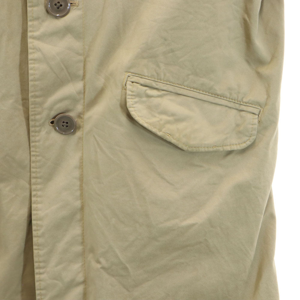 MASTER&CO. マスターアンドコー 日本製 長袖 ステンカラーコート XS ベージュ メンズ