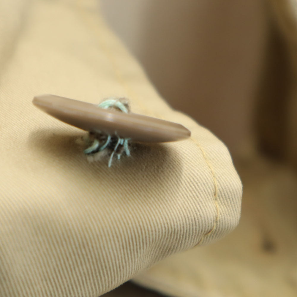 MASTER&CO. マスターアンドコー 日本製 長袖 ステンカラーコート XS ベージュ メンズ