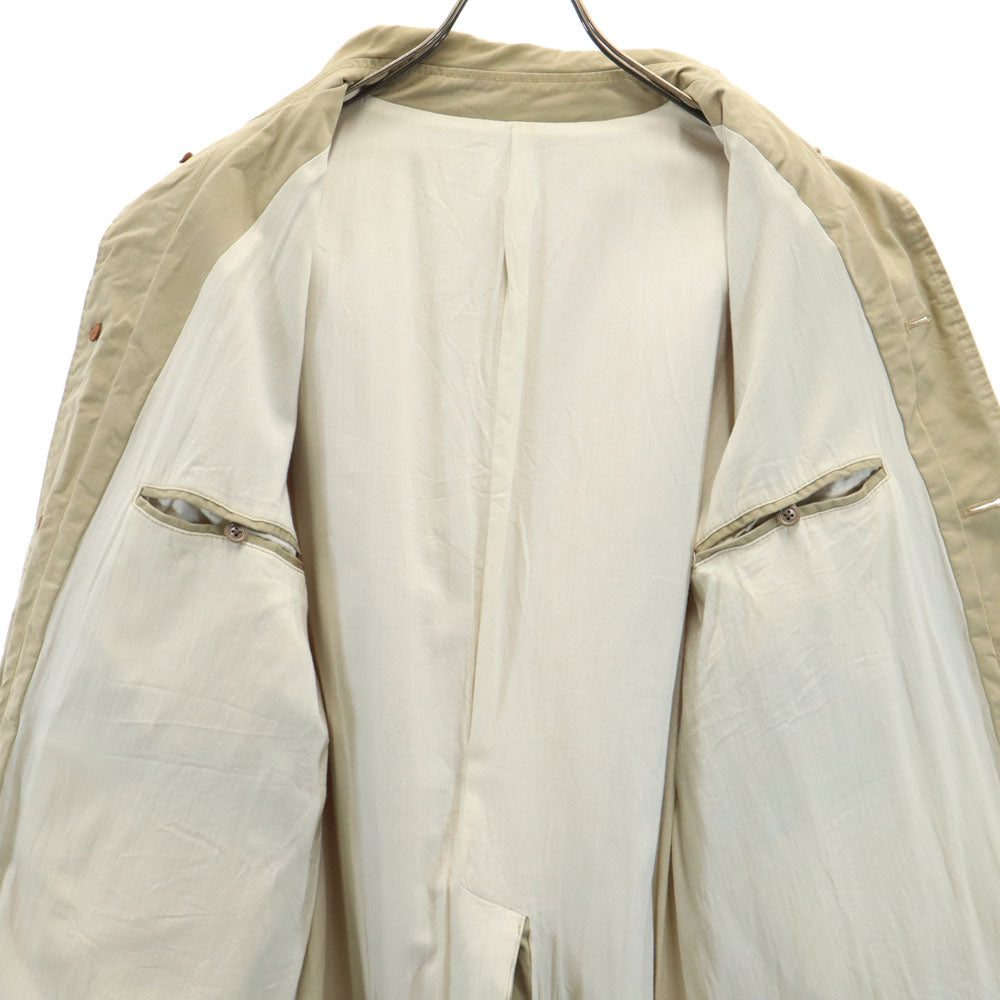 MASTER&CO. マスターアンドコー 日本製 長袖 ステンカラーコート XS ベージュ メンズ