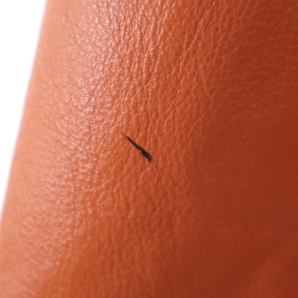 Guess ゲス オールド レザー 中綿コート XL オレンジ メンズ