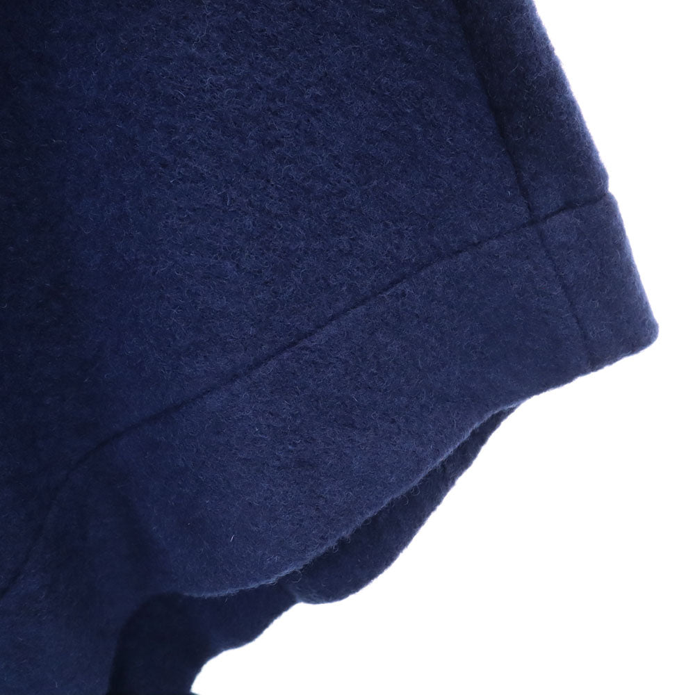 未使用 Ground Y グラウンドワイ ウールブレンド 日本製 ポンチョ 1 ネイビー タグ付き レディース