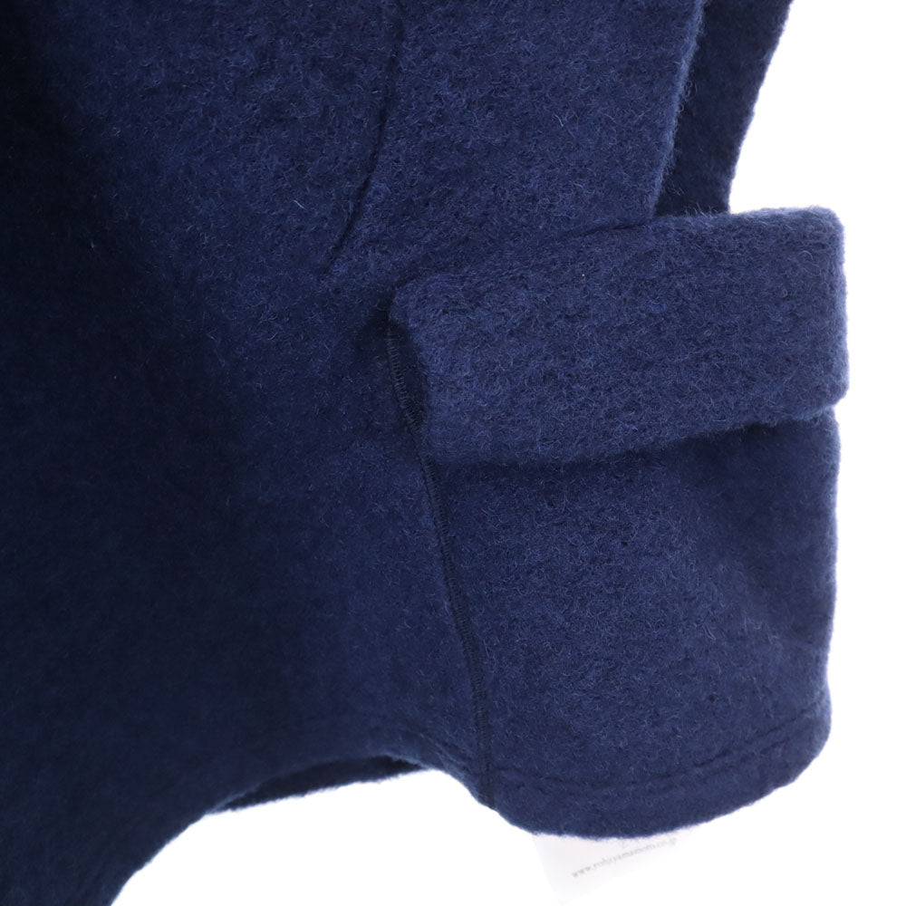 未使用 Ground Y グラウンドワイ ウールブレンド 日本製 ポンチョ 1 ネイビー タグ付き レディース