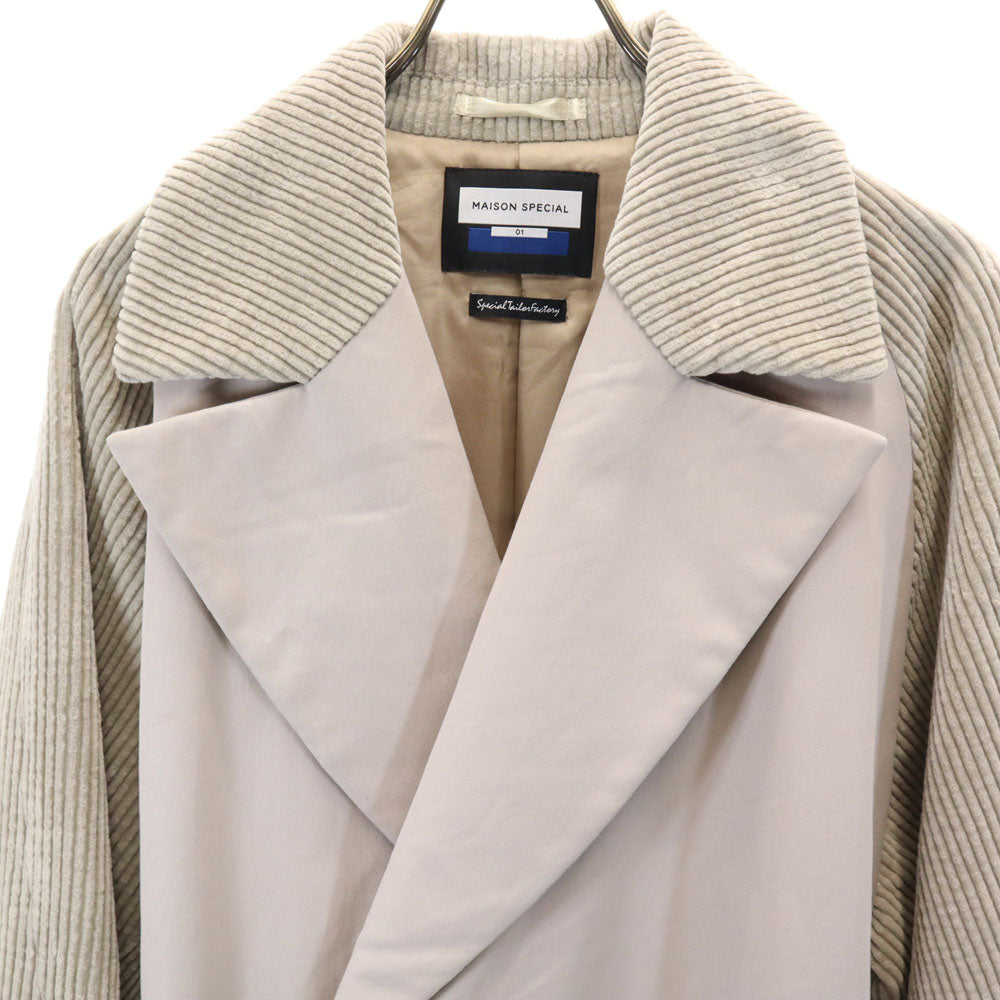 MAISON SPECIAL メゾンスペシャル ステンカラーコート 1 グレー系 メンズ