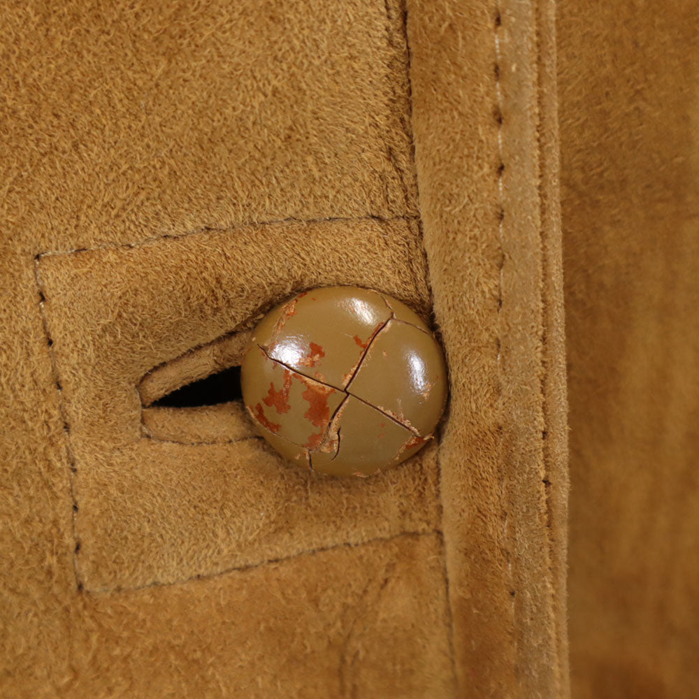 Shearling 80s ヴィンテージ ムートンコート 46 ブラウン レディース