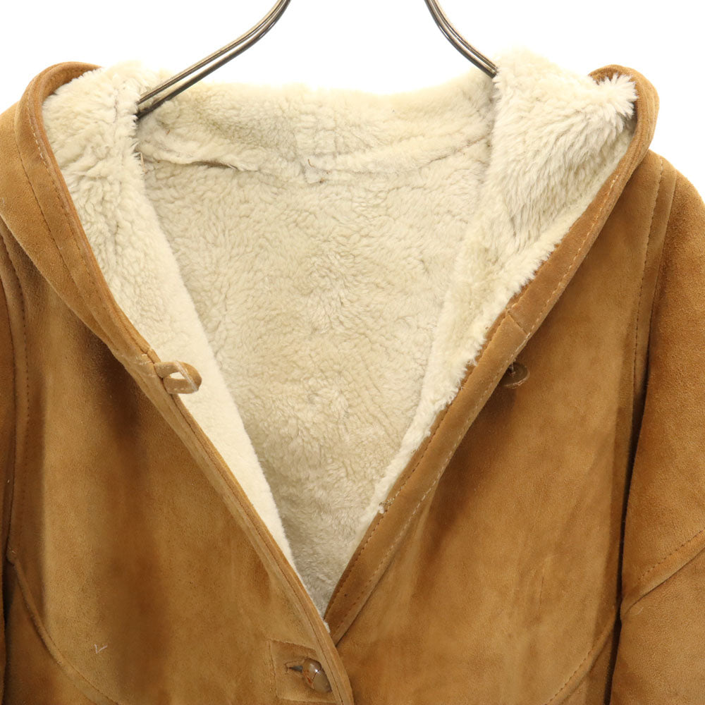 Shearling 80s ヴィンテージ ムートンコート 46 ブラウン レディース