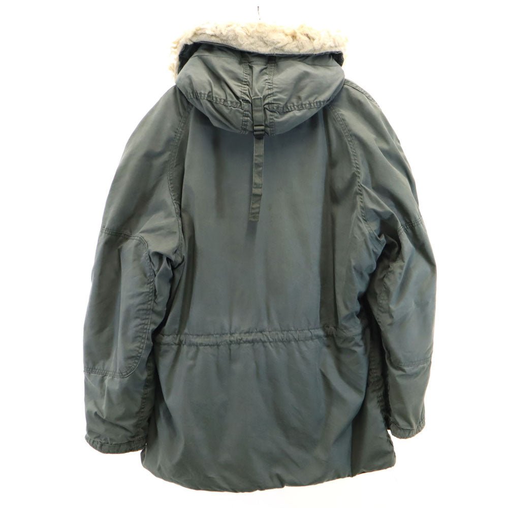 US AIR FORCE アメリカ空軍 80s ヴィンテージ DLA フライト 長袖 N-3B ミリタリーコート L カーキ系 メンズ