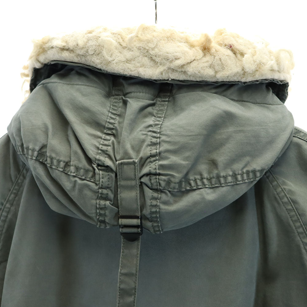 US AIR FORCE アメリカ空軍 80s ヴィンテージ DLA フライト 長袖 N-3B ミリタリーコート L カーキ系 メンズ