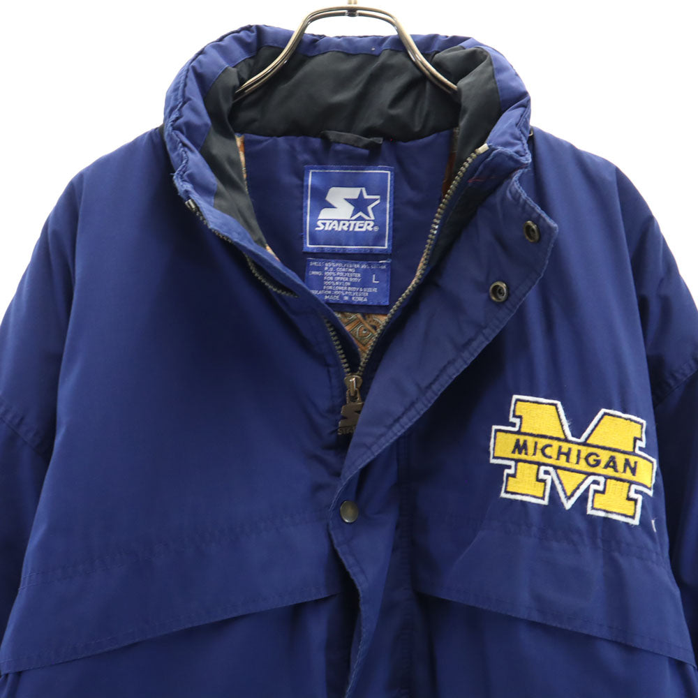 STARTER スターター 90s 00s オールド 長袖 中綿コート L ネイビー系 メンズ