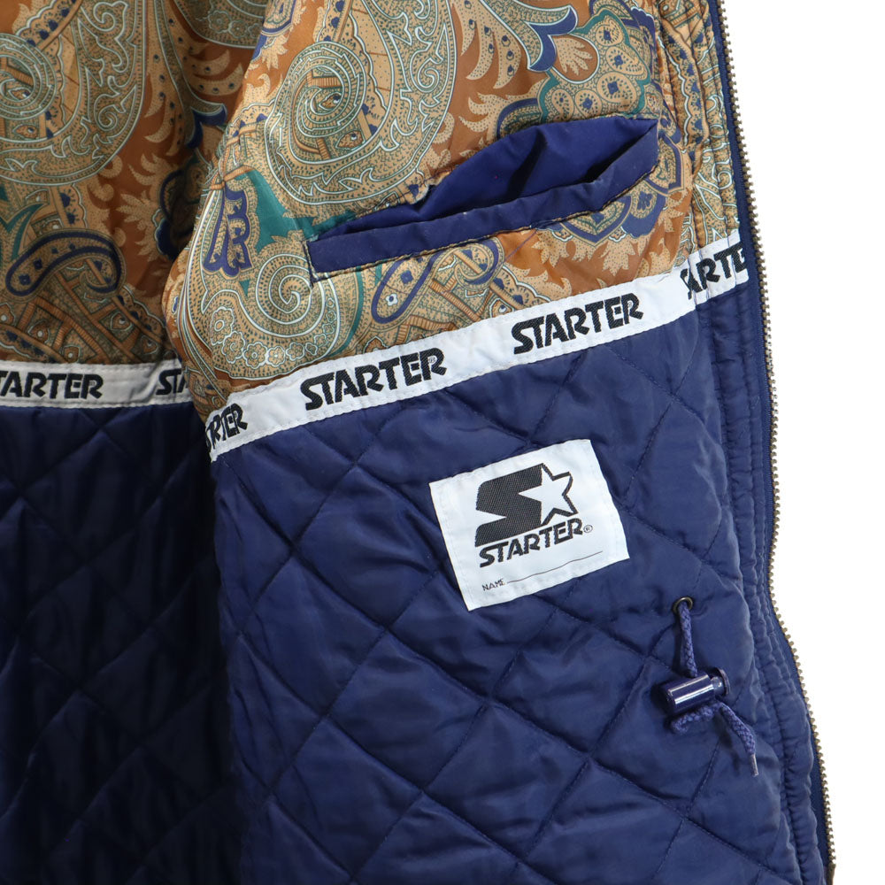STARTER スターター 90s 00s オールド 長袖 中綿コート L ネイビー系 メンズ