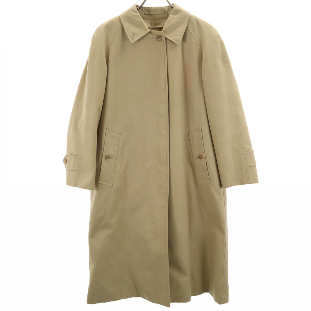 Burberrys バーバリーズ 90s オールド 長袖 ライナー付き ステンカラーコート 7AB2 ベージュ系 レディース