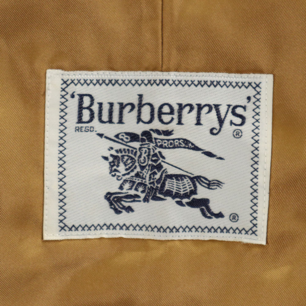 Burberrys バーバリーズ 90s オールド 長袖 ライナー付き ステンカラーコート 7AB2 ベージュ系 レディース