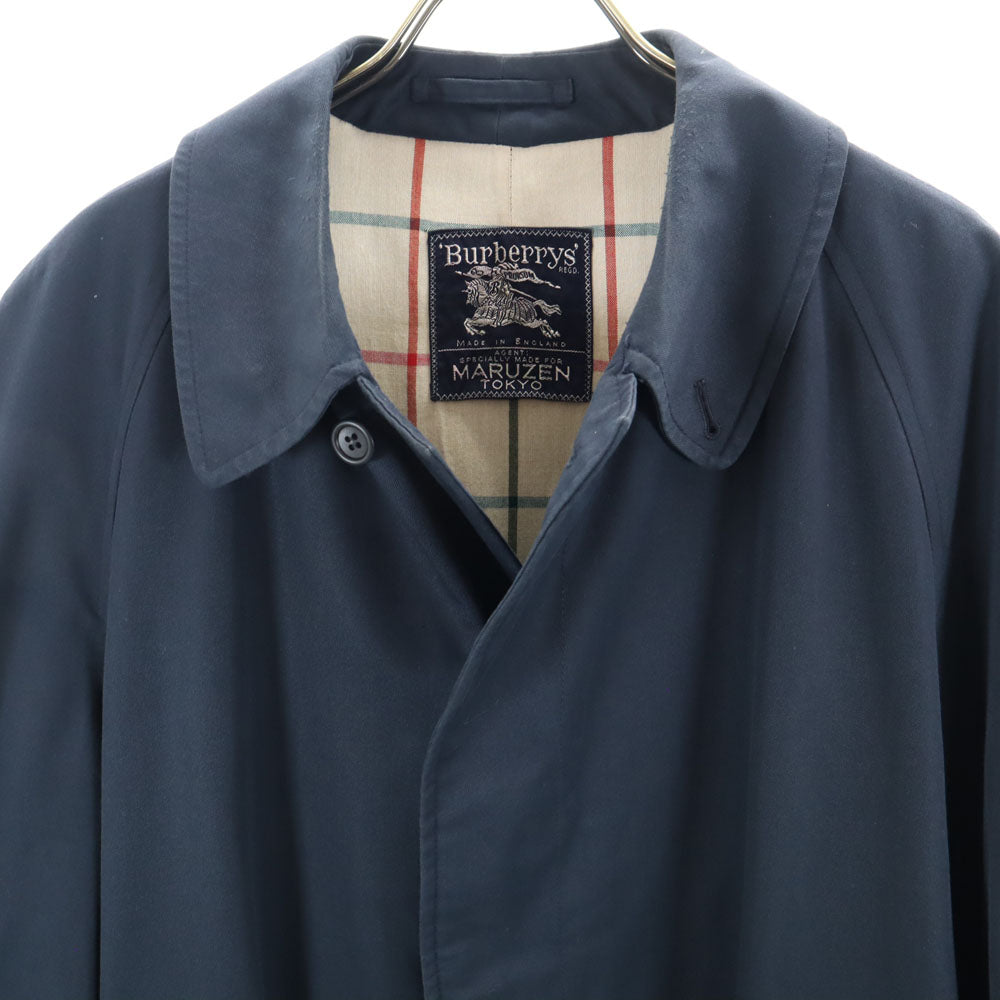 Burberrys バーバリーズ 90s オールド ステンカラーコート ネイビー 丸善東京別注 メンズ