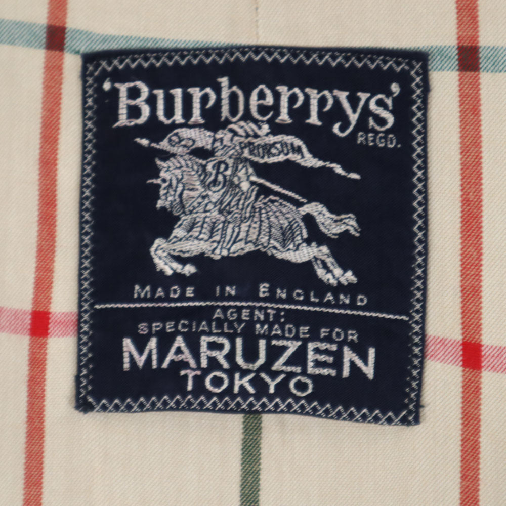 Burberrys バーバリーズ 90s オールド ステンカラーコート ネイビー 丸善東京別注 メンズ