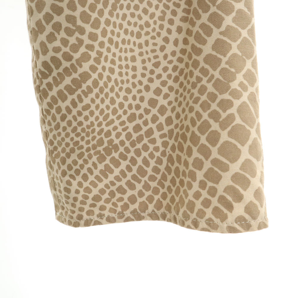 アルマーニ ジラフ柄 ステンカラーコート 38 ベージュ系 ARMANI COLLEZIONI ジャケット レディース