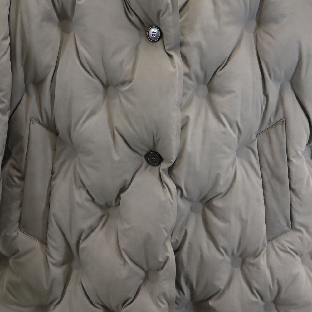 Maison Margiela メゾンマルジェラ 未使用 イタリア製 ダウンコート 38 グレー カバー付き レディース
