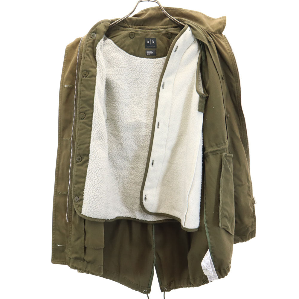 ARMANI EXCHANGE アルマーニエクスチェンジ ライナー付き モッズコート XS カーキ レディース
