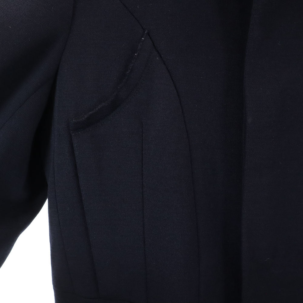 COMME des GARCONS コムデギャルソン 00s 2006年 日本製 GR-C008 カッティングデザイン ステンカラー ロングコート S ネイビー 中綿 比翼 メンズ