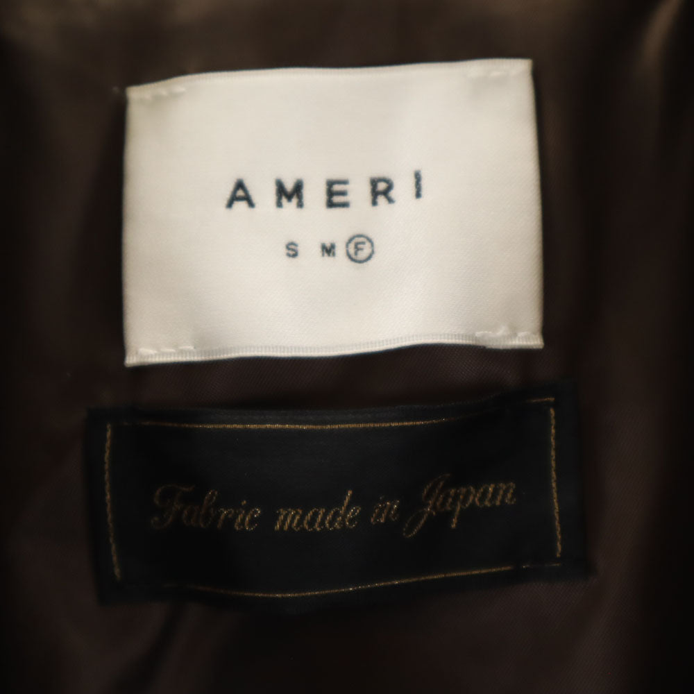 AMERI UNDRESSED アメリ ウールコート F ブラウン レディース