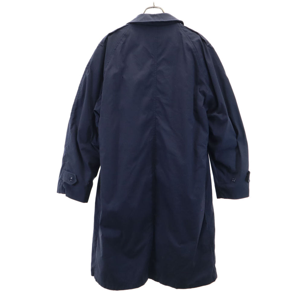 US NAVY アメリカ海軍 80s DLA 8405-01-041-9785 ヴィンテージ ステンカラーコート 42R ネイビー オールウェザーコート ライナー付き ミリタリー メンズ