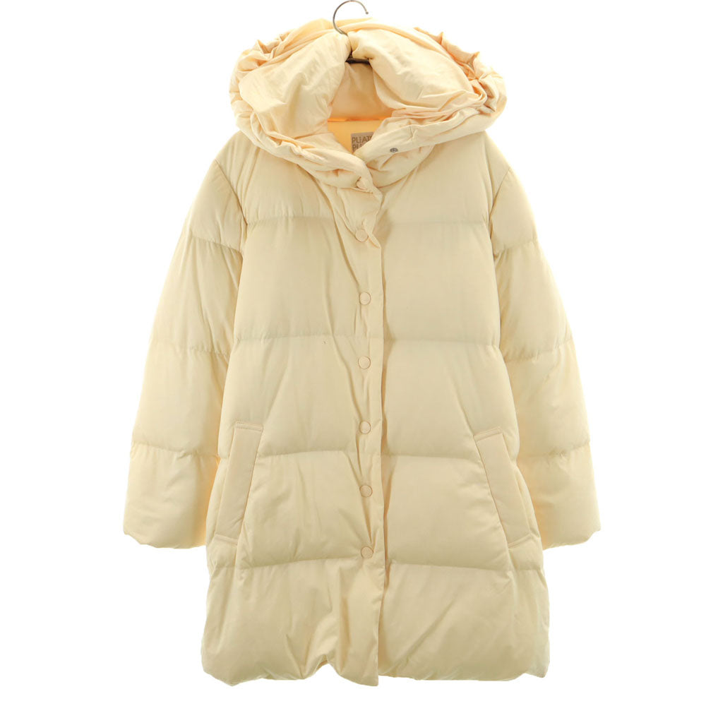 PLEATS PLEASE プリーツプリーズ イッセイミヤケ ダウンコート 3 ベージュ レディース