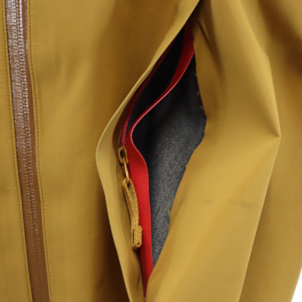 ARC'TERYX アークテリクス GORE-TEX レインコート M イエロー アウトドア サンプル レディース