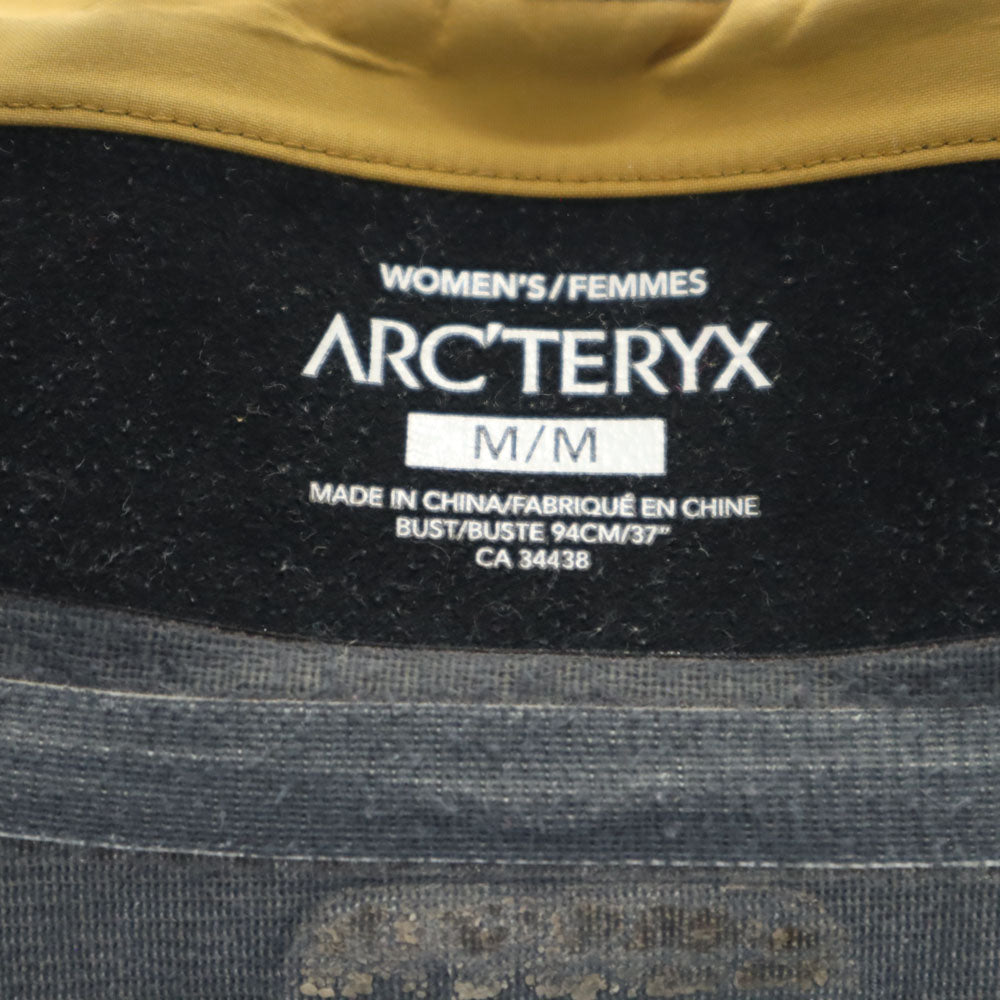 ARC'TERYX アークテリクス GORE-TEX レインコート M イエロー アウトドア サンプル レディース