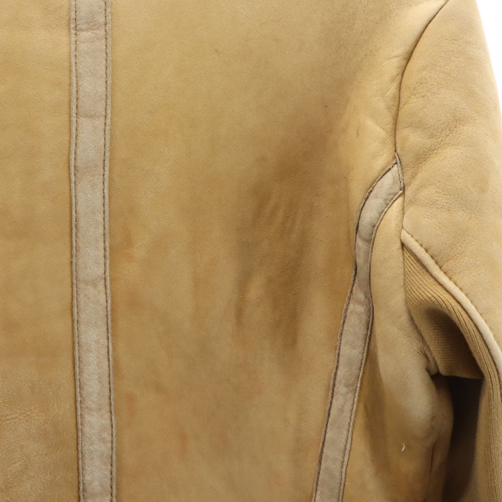 NEIL BARRETT ニールバレット ルーマニア製 レザーコート L ベージュ レディース