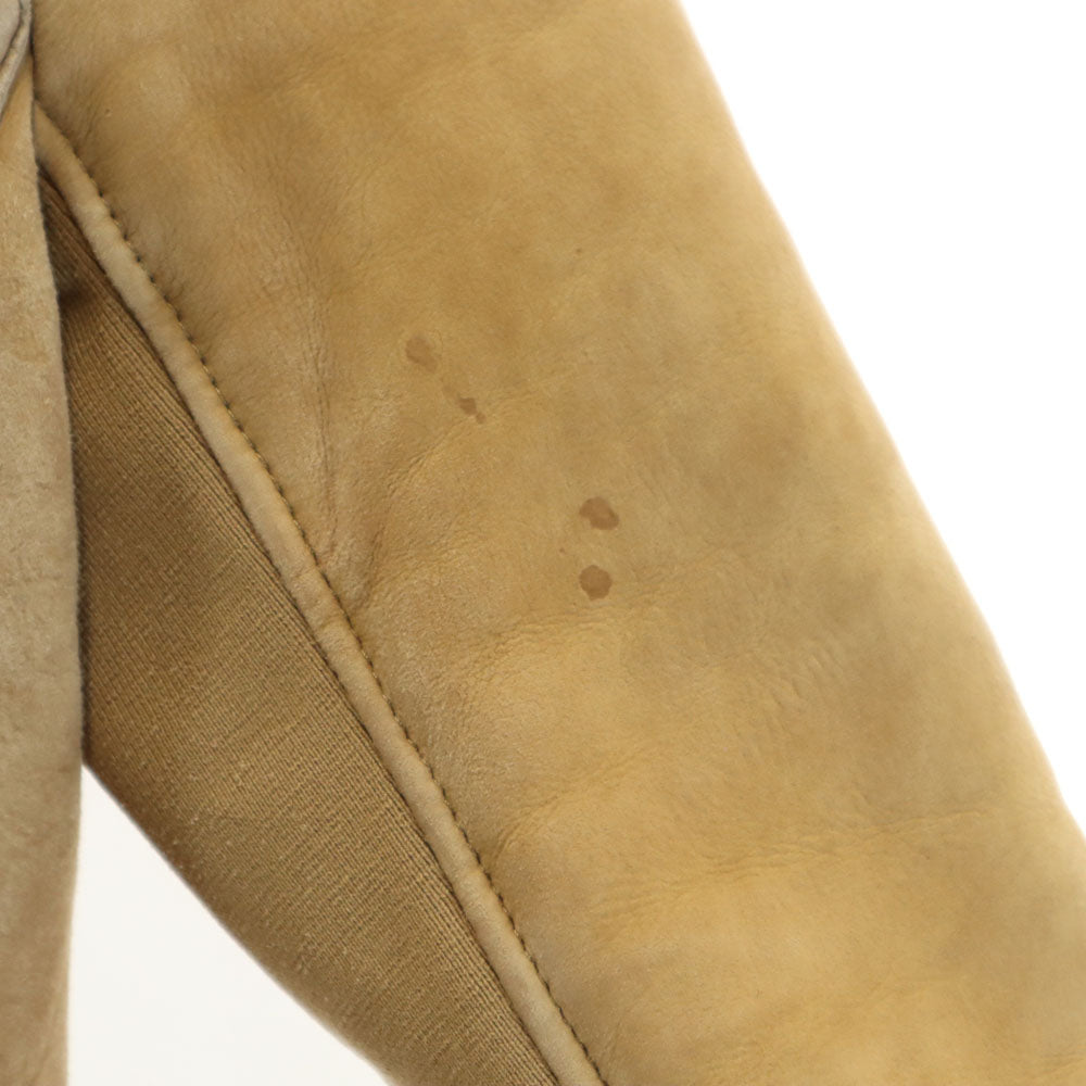 NEIL BARRETT ニールバレット ルーマニア製 レザーコート L ベージュ レディース