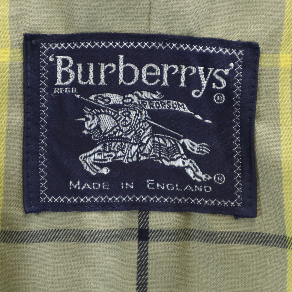 Burberrys バーバリーズ 90s 英国製 オールド ステンカラーコート ベージュ トレンチコート レディース