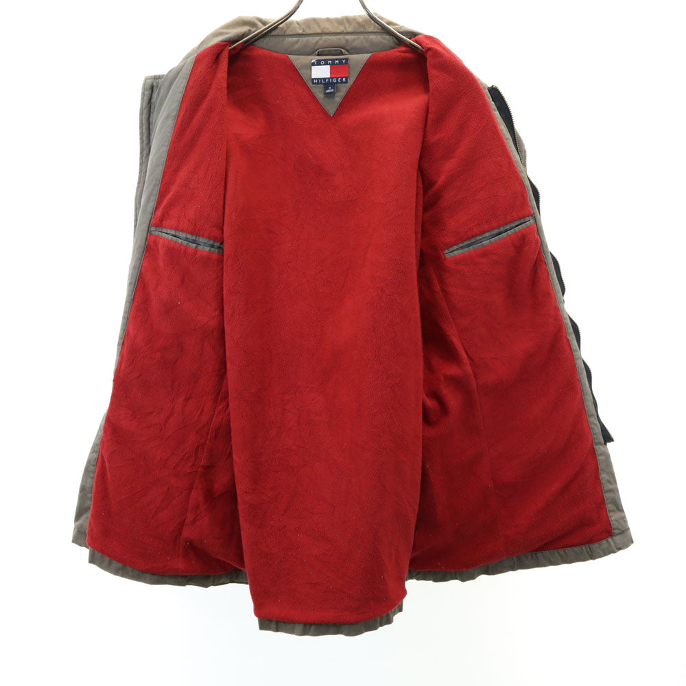 TOMMY HILFIGER トミーヒルフィガー 90s オールド USA製 フラッグタグ ロングコート M チャコールグレー メンズ