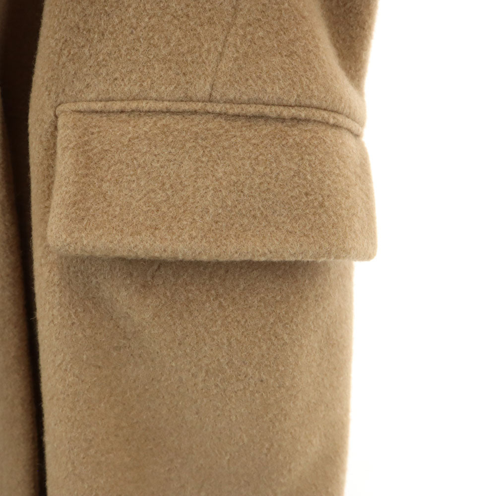 JIL SANDER ジルサンダー イタリア製 キャメルヘア チェスターコート 38 ベージュブラウン レディース