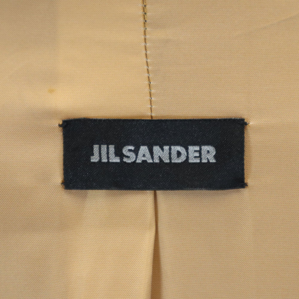 JIL SANDER ジルサンダー イタリア製 キャメルヘア チェスターコート 38 ベージュブラウン レディース