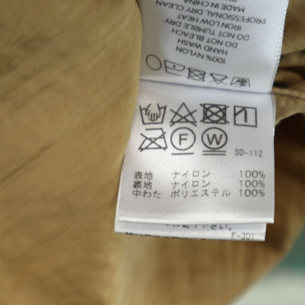 未使用 SATURDAYS NEW YORK CITY サタデーズニューヨークシティ コート M ベージュ 中綿ライナー付き メンズ