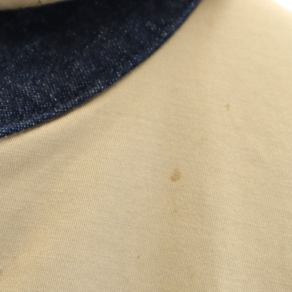 daboro ダボロ デニム切替 ステンカラーコート 5 ベージュ メンズ