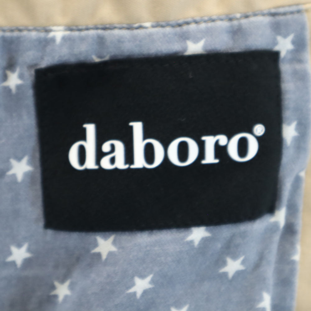 daboro ダボロ デニム切替 ステンカラーコート 5 ベージュ メンズ