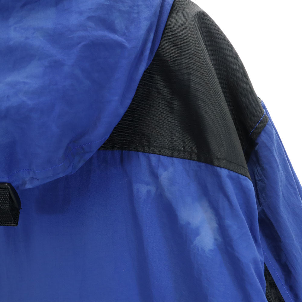 TOMMY HILFIGER トミーヒルフィガー 90s オールド フラッグタグ ナイロンジャケット M ブルー系 裏フリース メンズ