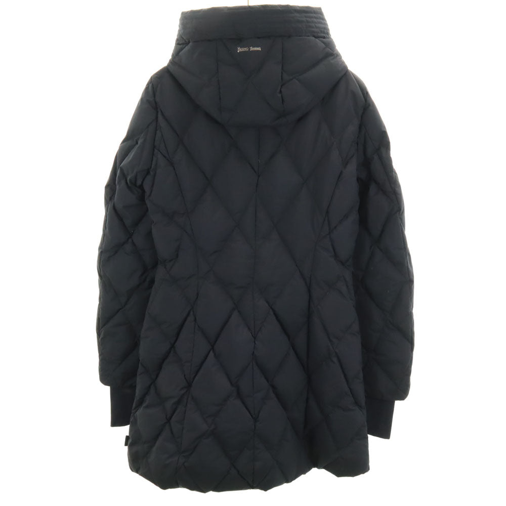 Herno ヘルノ ラミナーシリーズ ダウンコート 44 ブラック系 レディース