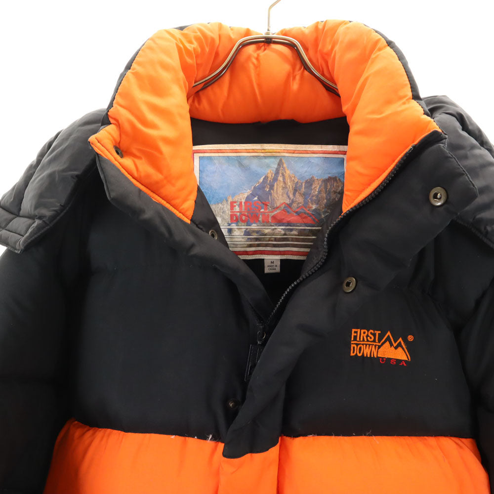 FIRSTDOWN ファーストダウン ダウンジャケット M オレンジ 他 メンズ