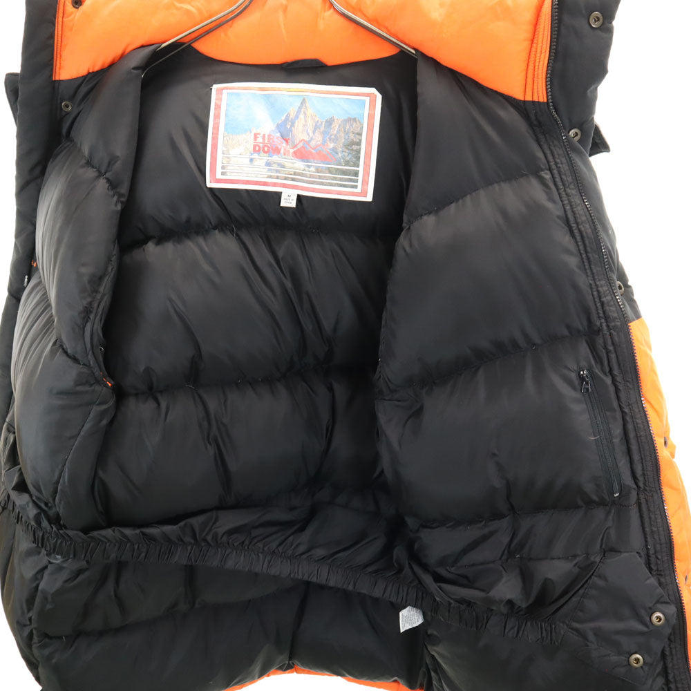 FIRSTDOWN ファーストダウン ダウンジャケット M オレンジ 他 メンズ