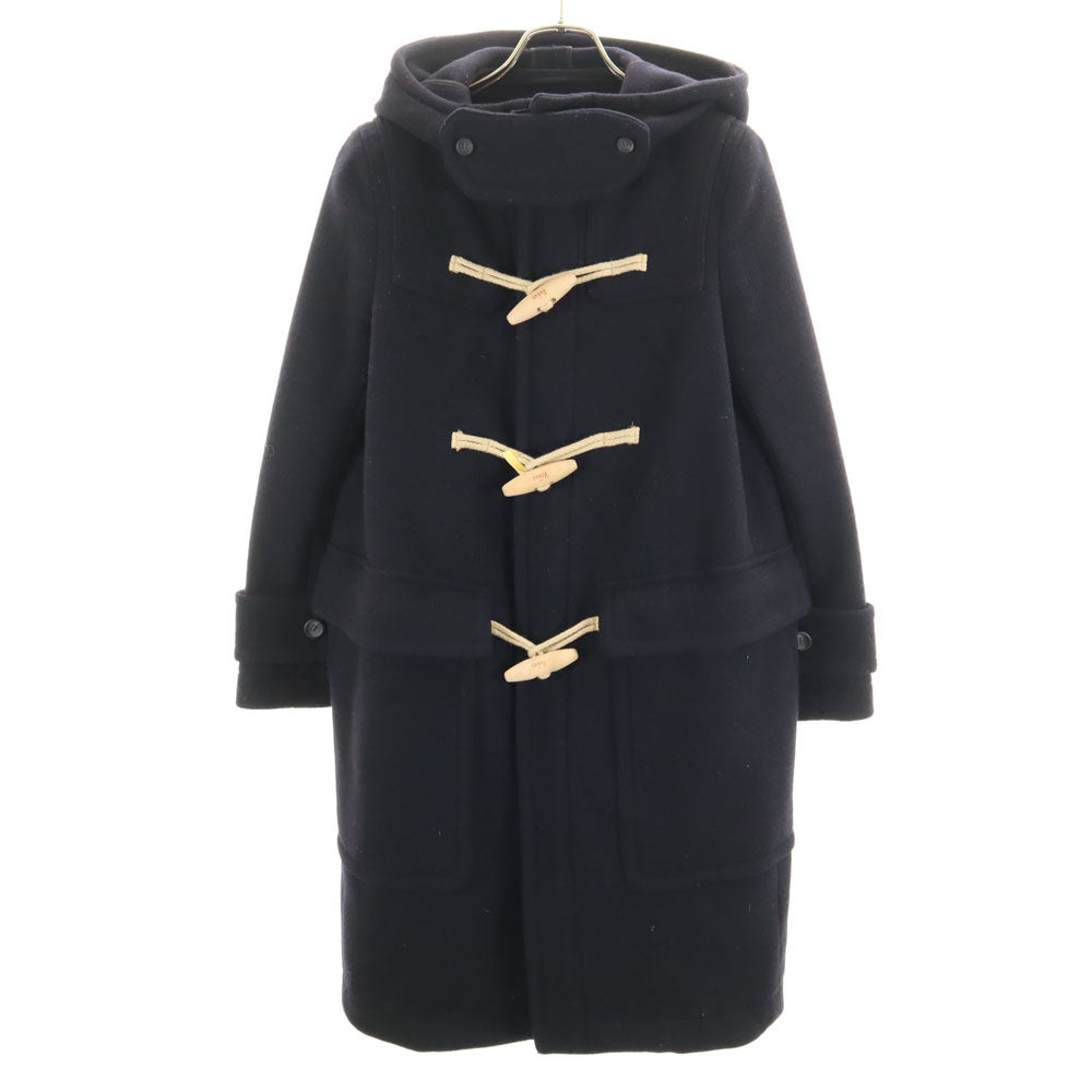 THE RERACS ザリラクス 日本製 メルトン ダッフルコート 36 濃紺 レディース