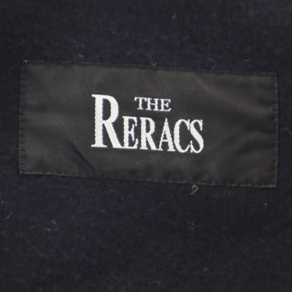 THE RERACS ザリラクス 日本製 メルトン ダッフルコート 36 濃紺 レディース