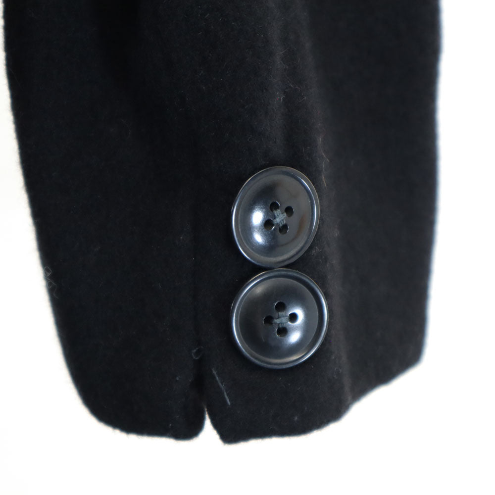 KARIZMA 80s USA製 ヴィンテージ ショールカラー ウールコート ブラック KARIZMA レディース