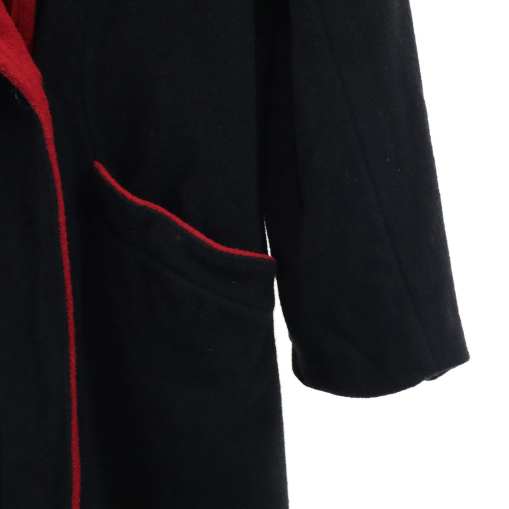 KARIZMA 80s USA製 ヴィンテージ ショールカラー ウールコート ブラック KARIZMA レディース