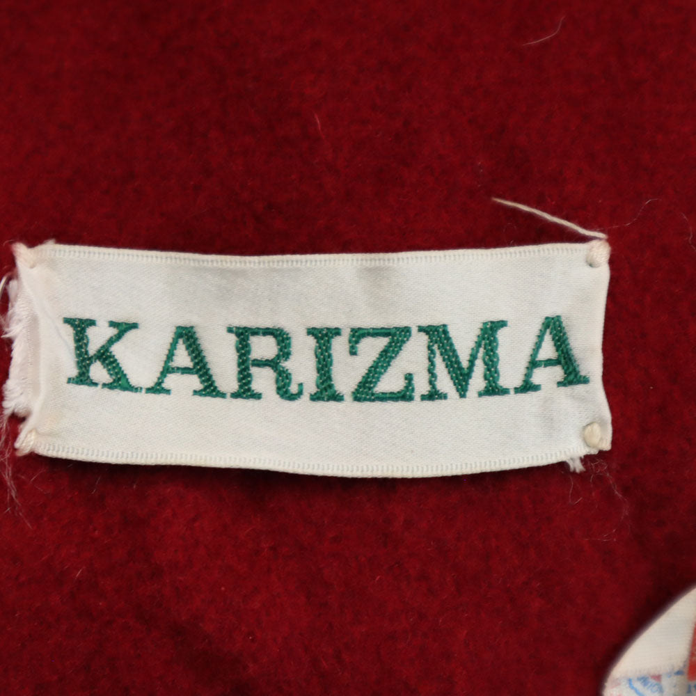 KARIZMA 80s USA製 ヴィンテージ ショールカラー ウールコート ブラック KARIZMA レディース