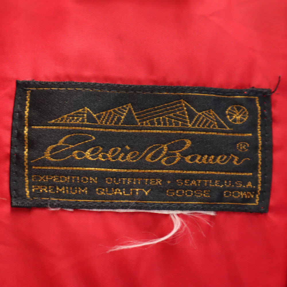 Eddie Bauer エディーバウアー 80s 黒タグ ヴィンテージ 中綿コート 赤 メンズ