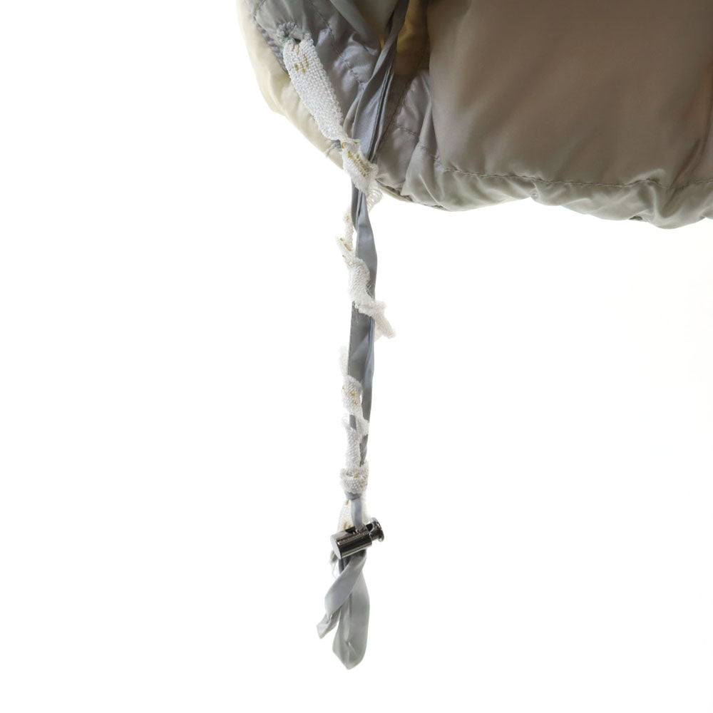 未使用 エルマンノシェルヴィーノ ダウンコート アイボリー レディース