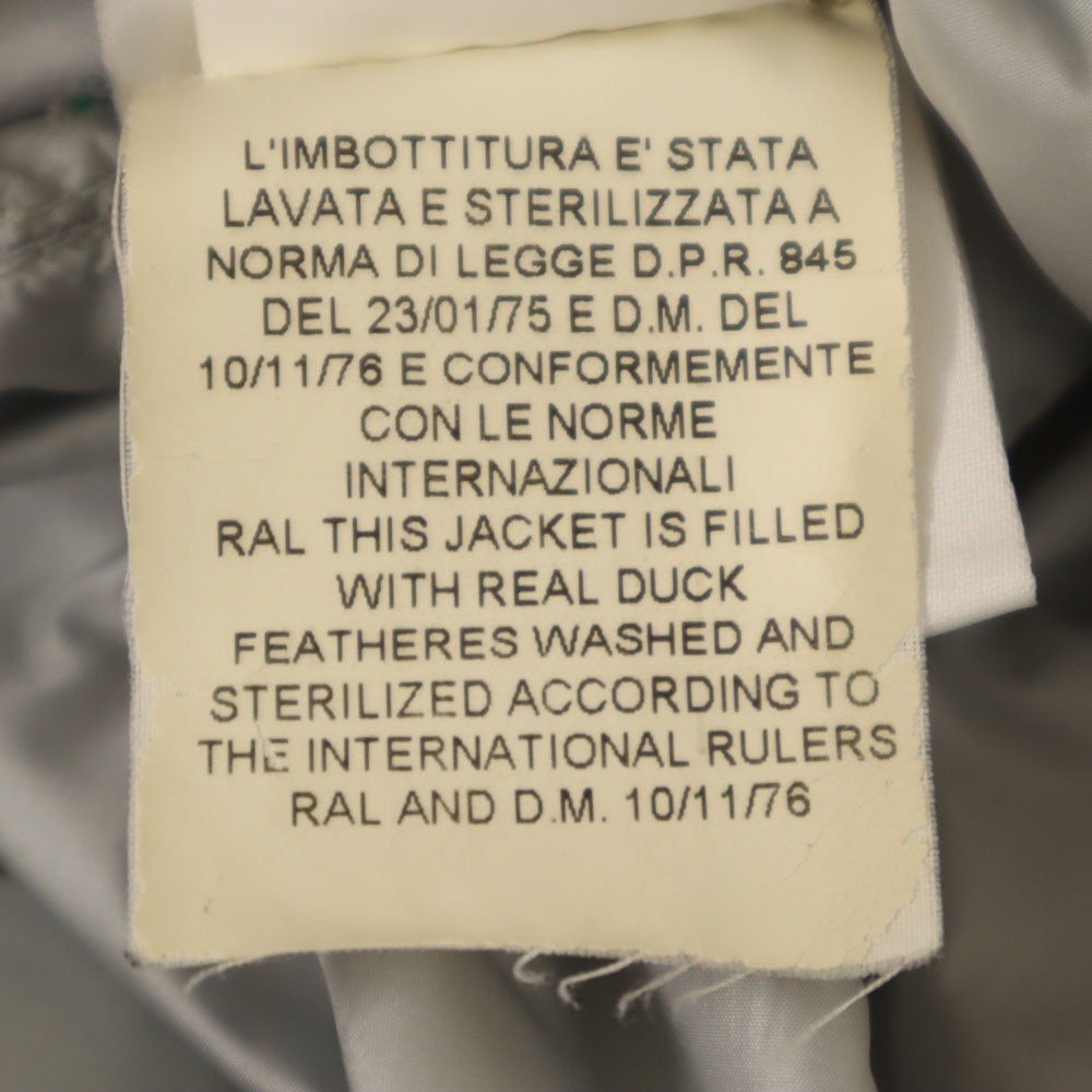 未使用 エルマンノシェルヴィーノ ダウンコート アイボリー レディース