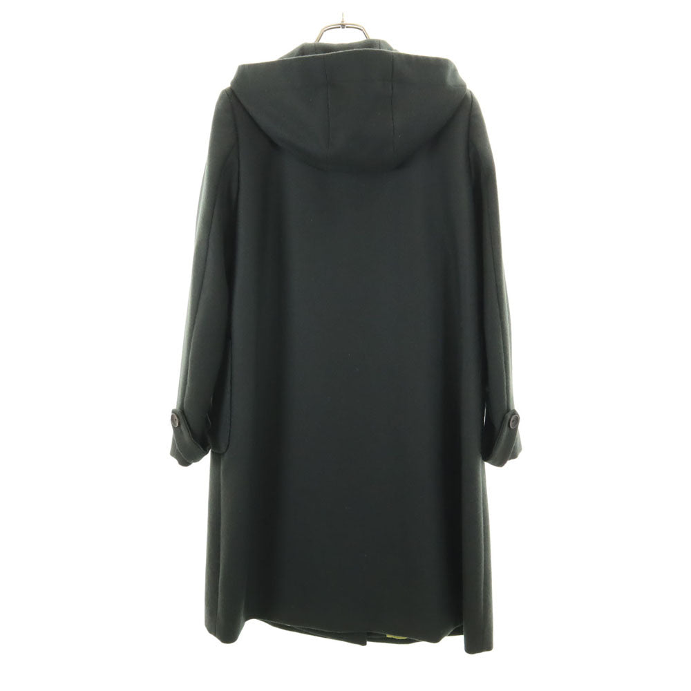 ピーエスポールスミス 長袖 ウールコート 38 グリーン系 PS Paul Smith フード レディース